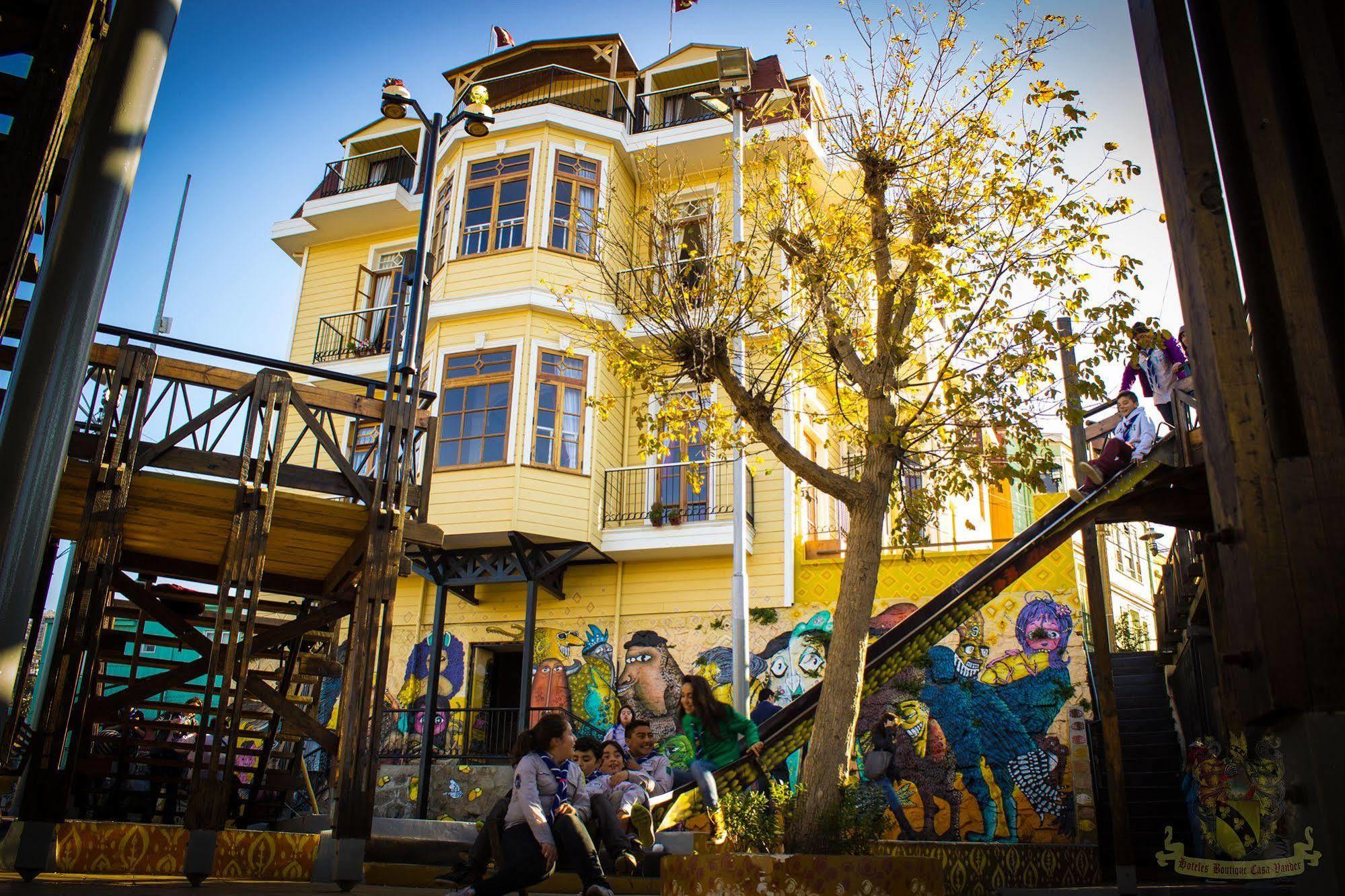Hotel Boutique Casa Vander 瓦尔帕莱索 外观 照片
